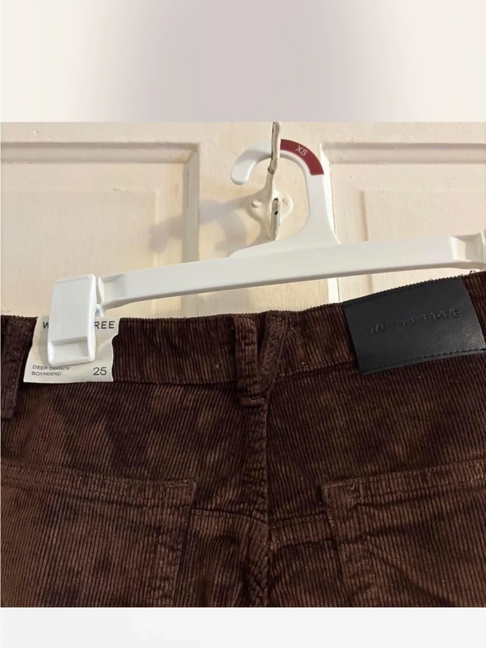 Free People Chocolate Brown Corduroy Cropped Pants